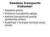 Transporto svarba ir įvairovė 9 puslapis