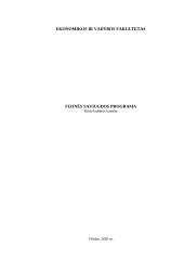 Fizinės saviugdos programa