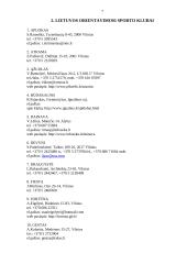 Orientavimosi sportas Lietuvoje 6 puslapis