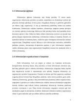 Informacijos samprata: panaudojimas, saugojimas, galimi informacijos poreikiai 8 puslapis