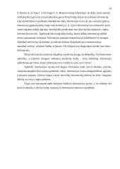 Informacijos sąvoka ir jos interpretacijos 15 puslapis