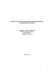 Veiklos analizė, reikalavimų specifikavimas informacinei sistemai, veiklos modeliavimas: UAB "Žemkalnija" 4 puslapis