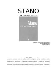 Stano "Kiek kainuoja ilgesys"