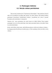 Verslo idėjos gyvybingumo pagrindimas ir jos įgyvendinimo tvarka 15 puslapis