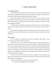 Verslo planas: konditerijos gaminiai UAB "Gardumėlis"