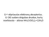 6B grupės elementai. Chromas 11 puslapis