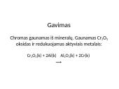 6B grupės elementai. Chromas 4 puslapis