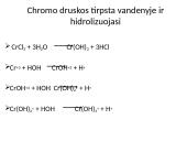 6B grupės elementai. Chromas 9 puslapis