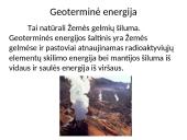 Atsinaujinantys energijos šaltiniai ir jų rūšys 13 puslapis