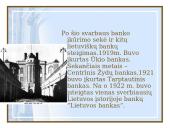 Bankų raidos Lietuvoje apžvalga 8 puslapis