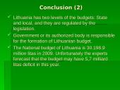 Budget. Budget of Lithuania 18 puslapis