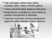 Mediko bendravimo ir bendradarbiavimo su kolegomis, pacientais ypatumai 15 puslapis