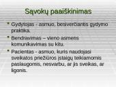 Mediko bendravimo ir bendradarbiavimo su kolegomis, pacientais ypatumai 3 puslapis