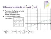 Pirmykštės funkcijos, integralai 16 puslapis