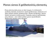 Plonos sienos tipo prieplaukų statiniai. Poliniai prieplaukų statiniai. Specialūs prieplaukų statinių tipai 7 puslapis