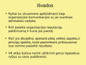 Ryšiai su visuomene kaip integruotos komunikacijos dalis 14 puslapis
