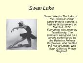Swan Lake 3 puslapis