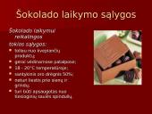 Šokolado istorija, jo maistingumas, savybės, panaudojimas 13 puslapis