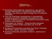 Šokolado istorija, jo maistingumas, savybės, panaudojimas 18 puslapis