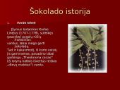 Šokolado istorija, jo maistingumas, savybės, panaudojimas 3 puslapis