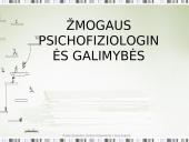 Žmogaus psichofiziologinės galimybės