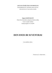 Dovanos bei suvenyrai
