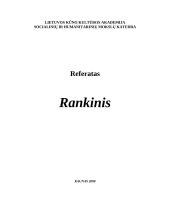 Rankinio sportas