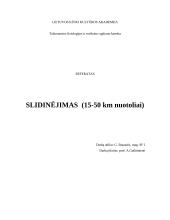 Slidinėjimas (15-50 km nuotoliai)