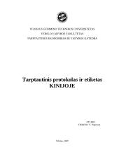 Tarptautinis protokolas ir etiketas Kinijoje