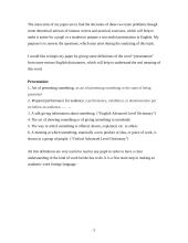 The methodology of preparing a presentation in English 3 puslapis