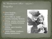 Alternatyvaus ugdymo organizavimas pradinėje mokykloje pagal M. Montessori 2 puslapis