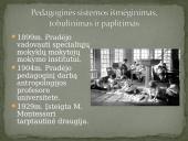Alternatyvaus ugdymo organizavimas pradinėje mokykloje pagal M. Montessori 4 puslapis