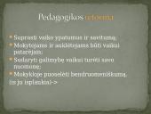 Alternatyvaus ugdymo organizavimas pradinėje mokykloje pagal M. Montessori 5 puslapis