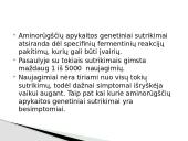 Aminorūgščių apykaitos genetiniai sutrikimai 3 puslapis