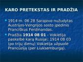 Pirmasis pasaulinis karas 1914-1918 metais 14 puslapis