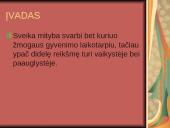 Sveikos mitybos nuostatų ugdymas pradinėse klasėse 2 puslapis