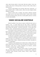 Asmenybė ir socialinė raida ankstyvojoje vaikystėje 9 puslapis