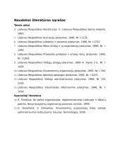 Nevyriausybinių organizacijų sistema Lietuvoje 19 puslapis