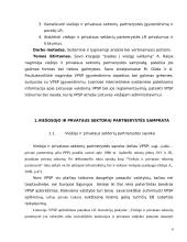 Viešojo ir privataus sektorių partnerystė Lietuvos Respublikoje (LR) 4 puslapis
