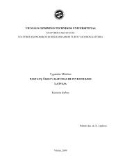 Pastatų ūkio valdymas ir investicijos: Latvija