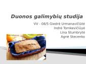 Duonos galimybių studija
