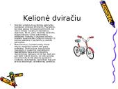 Dviratininkų eismo taisyklės 2 puslapis