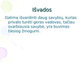 Gerų vadovų vadovavimo ypatumai 13 puslapis