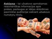 Reklamos ypatumai ir funkcijos 3 puslapis