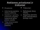 Reklamos ypatumai ir funkcijos 9 puslapis