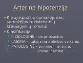 Rezistencinio tipo kraujagyslių sutrikimai: Arterinė hipotenzija ir Arterinė hipertenzija 3 puslapis