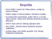 Sigito Gedos biografija 3 puslapis