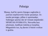 Sportas — sveikata 11 puslapis