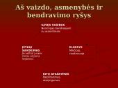 Aš vaizdas bendravimo procese 11 puslapis