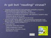 Kompiuterių virusai. Kas tai? 11 puslapis